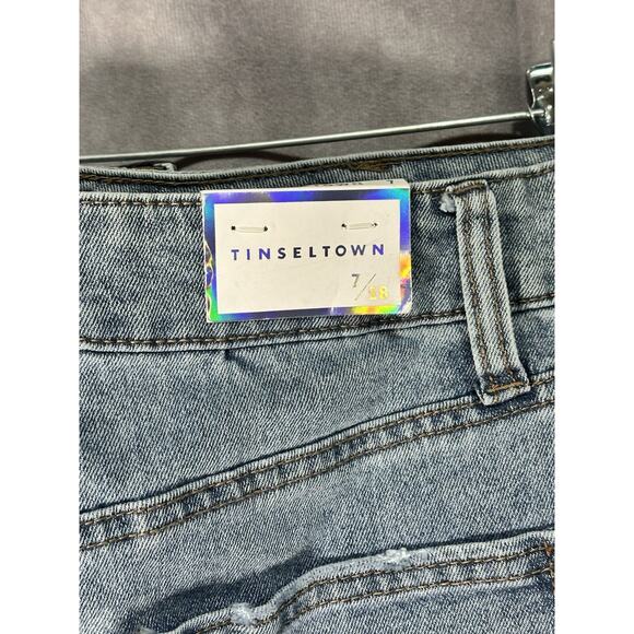 Tinseltown Womens Denim Skirt Juniors 7 7/28 - Picture 3 of 4